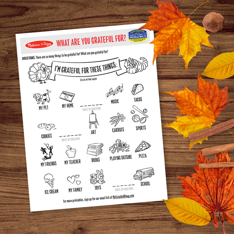 Free November Printables & Activities for Kids