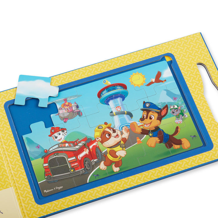  The Melissa & Doug PAW Patrol Take-Along Magnetic Jigsaw Puzzles (2 15-Piece Puzzles)