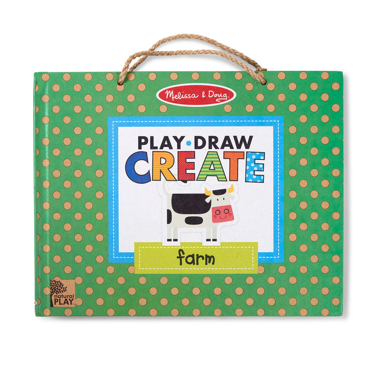  The Melissa & Doug Natural Play: Play, Draw, Create Reusable Drawing & Magnet Kit – Farm (38 Magnets, 5 Dry-Erase Markers)