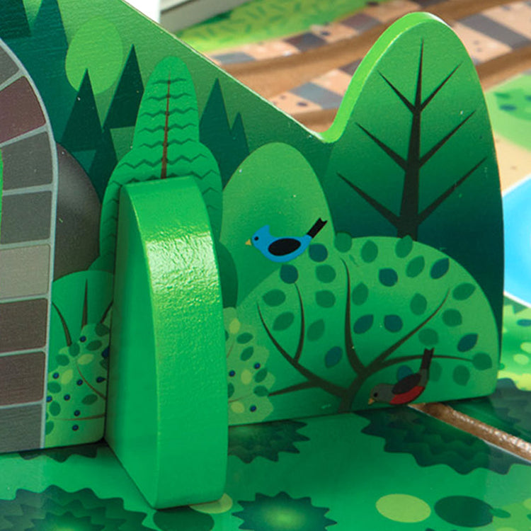 wooden green tree toys