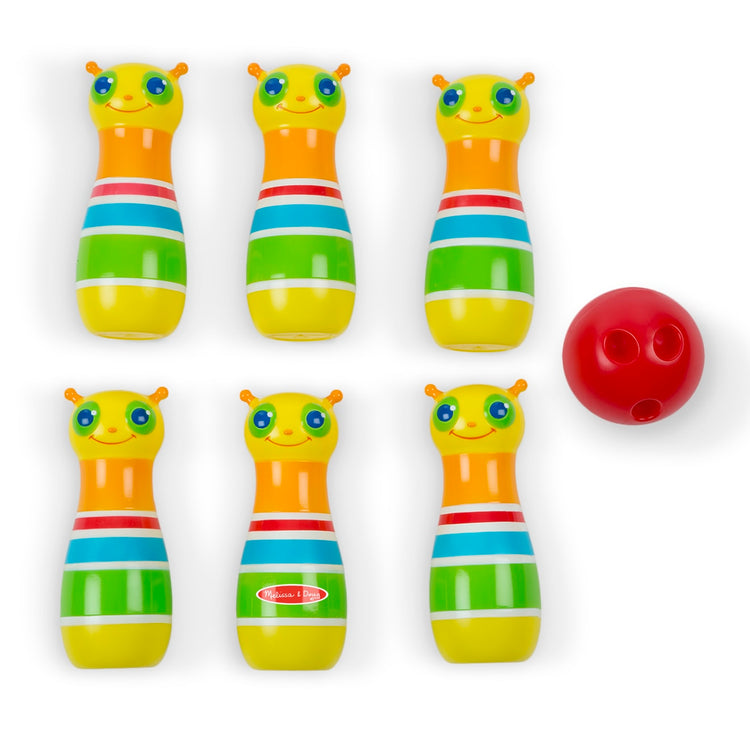 Melissa & Doug Sunny Patch Giddy Buggy Bowling Action Game - 6 Bug Pins, 1 Plastic Ball