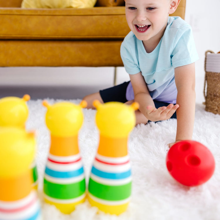 Melissa & Doug Sunny Patch Giddy Buggy Bowling Action Game - 6 Bug Pins, 1 Plastic Ball