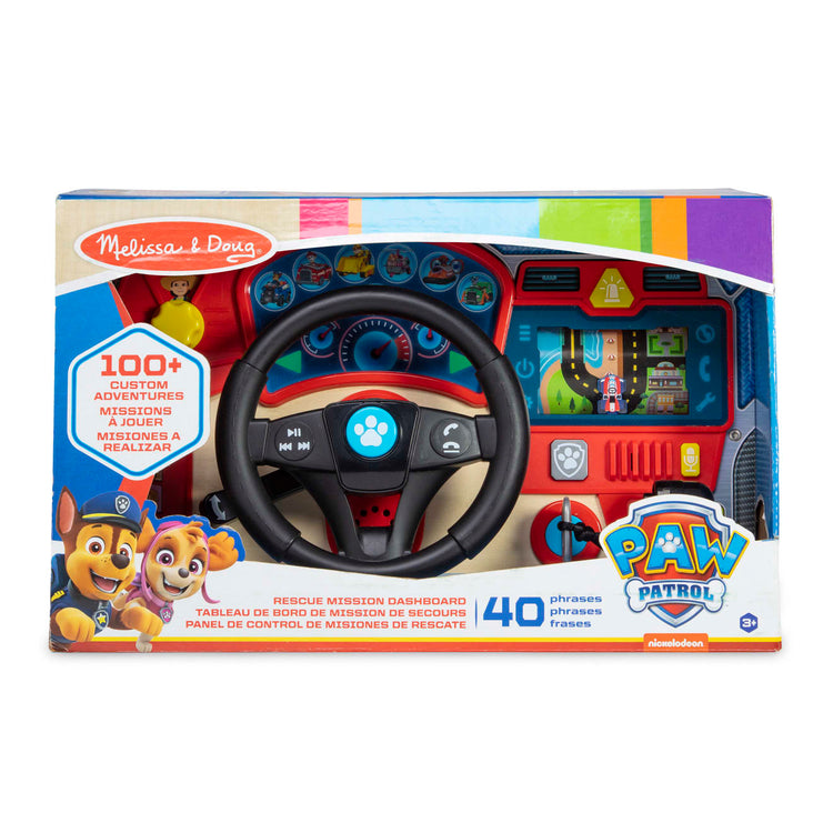 the Melissa & Doug PAW Patrol Rescue Mission Wooden Dashboard (4 Pieces)