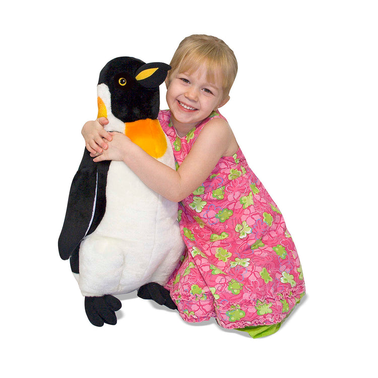 the Melissa & Doug Giant Penguin - Lifelike Stuffed Animal (nearly 2 feet tall)