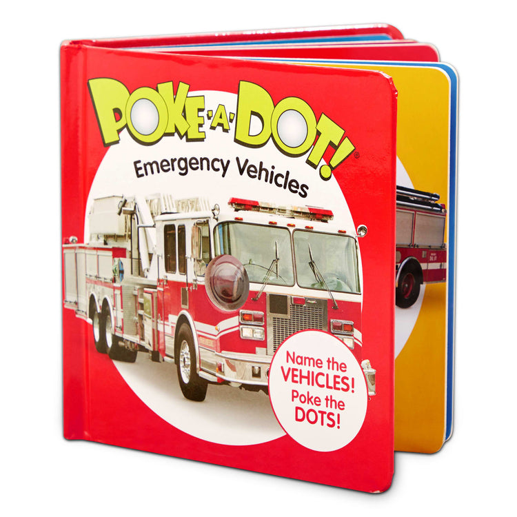 the Melissa & Doug Children’s Book – Poke-a-Dot: Emergency Vehicles (Board Book with Buttons to Pop)