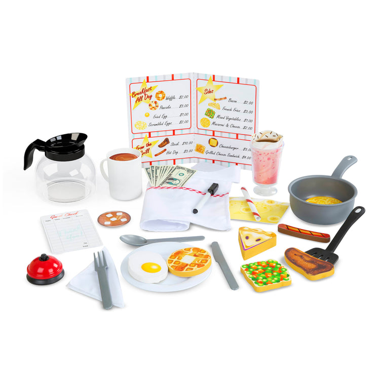 Melissa & Doug Star Diner Restaurant Play Set (41 pcs)