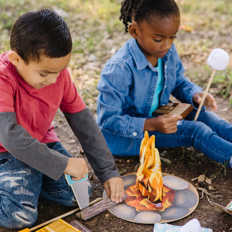 Melissa & Doug National Smores Day Blog Post kids playing