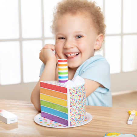 Melissa & Doug Toy Spotlight Birthday Surprise Keepsake Box blog post child playing