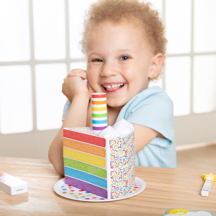 Melissa & Doug Toy Spotlight Birthday Surprise Keepsake Box blog post child playing
