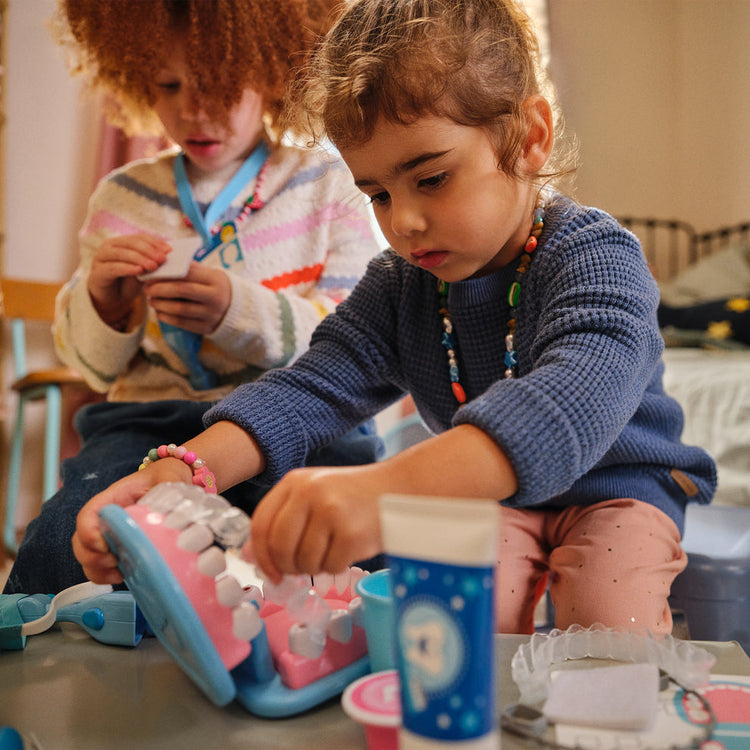 Melissa & Doug Ready Set Check-Up Toys & Play Tips for Dentist's Day blog post