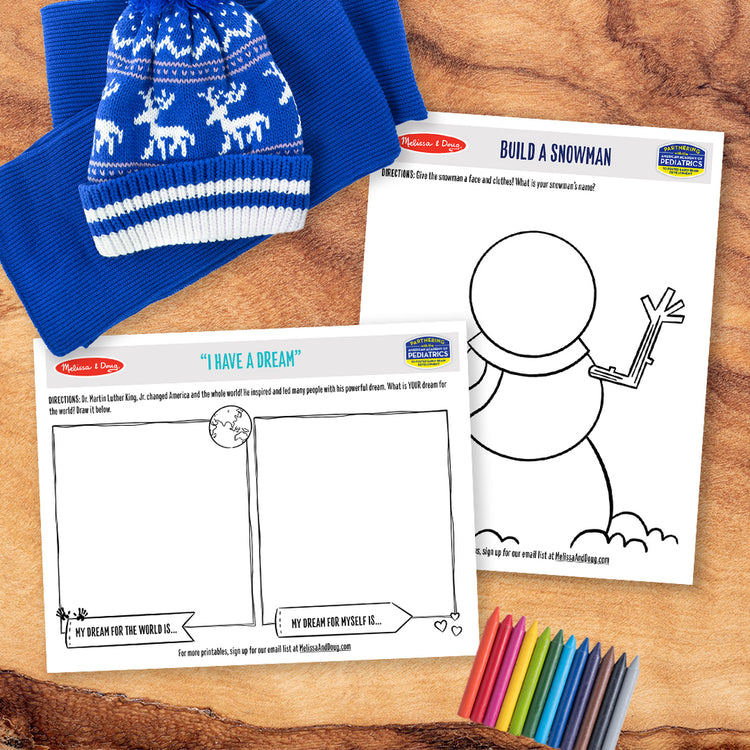 Free January Printables and Holiday Activities for Kids