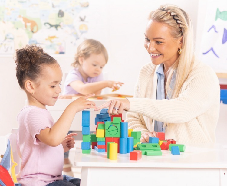 Melissa & Doug blog post Teacher Appreciation Week Melissa & Doug Celebrates Educators with New Resources and Exclusive Savings teacher with children playing