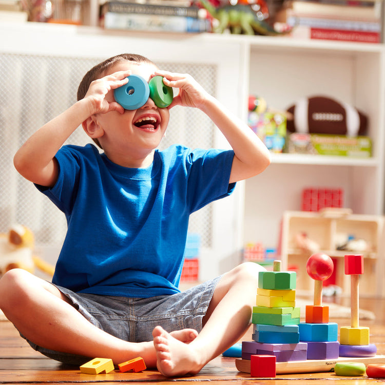 Melissa & Doug blog post Purposeful Play Primer for Parents & Caregivers child playing