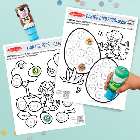 Melissa & Doug Free April Printable Activities for Kids blog post