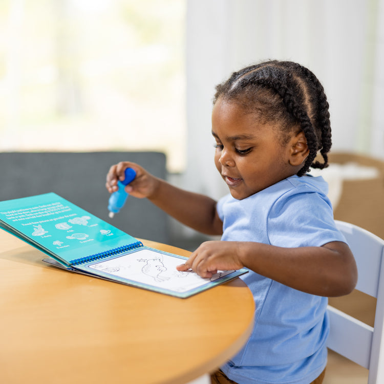 Melissa & Doug On The Go Water Wow! Bloc d'activités réutilisable – Couleurs, formes – Certifié FSC Melissa & Doug On The Go Water Wow! Bloc d'activités réutilisable – Couleurs, formes – Certifié FSC
