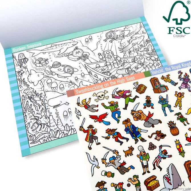 Seek & Find Sticker Pad - Adventure- Melissa and Doug