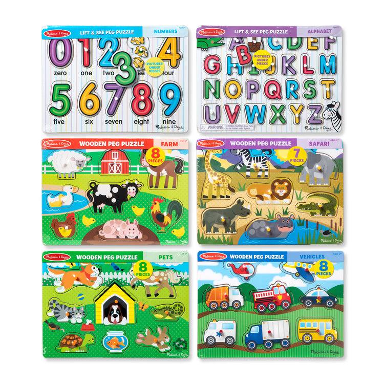 Peg Puzzle Set Puzzles Set - Main Image