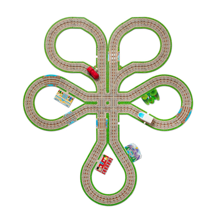 Design Your Own Railroad Floor Puzzle