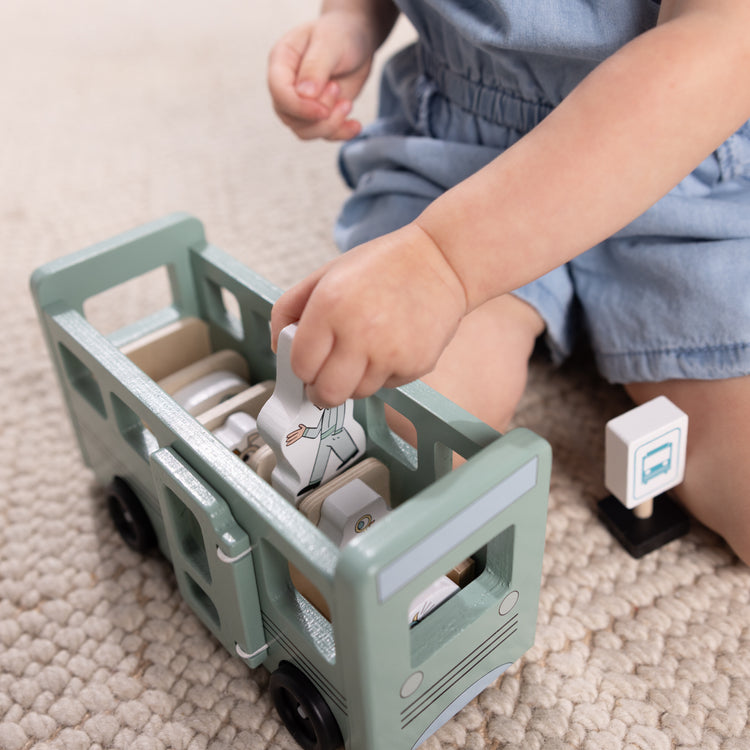 The Pigeon Wooden Bus Play Set