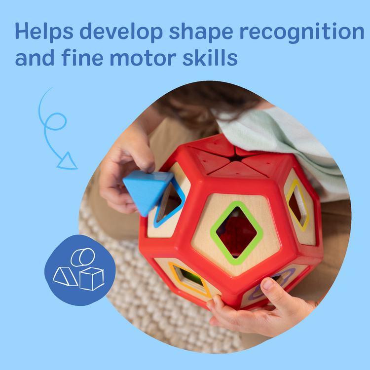 Geometric Shape Sorter Wooden Toy