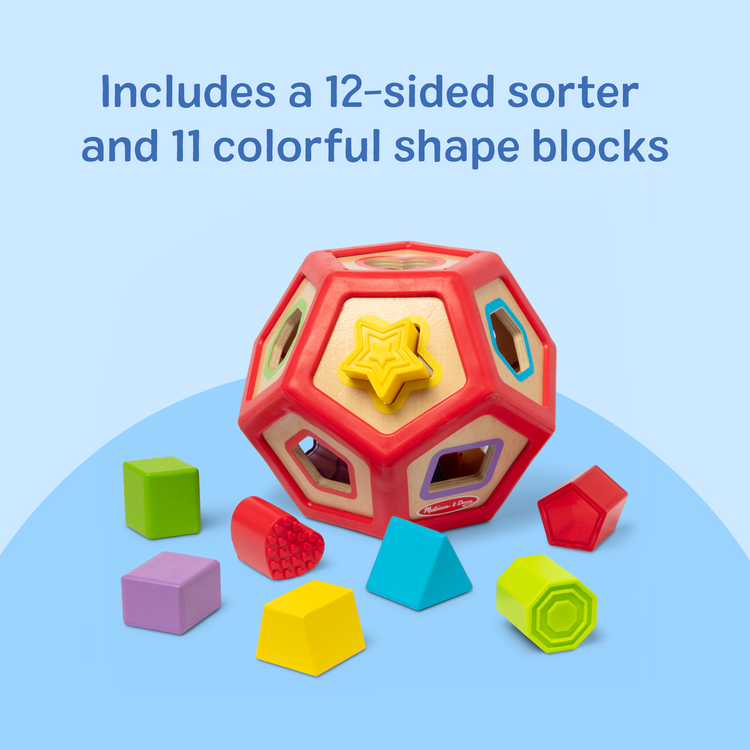 Geometric Shape Sorter Wooden Toy