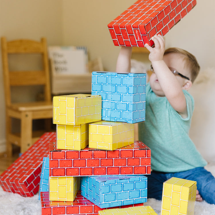 Deluxe Jumbo Cardboard Blocks - 40 Pieces