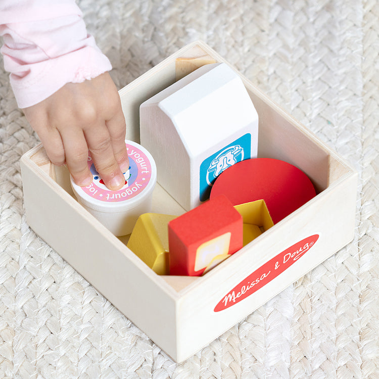 Melissa & Doug Aliments en bois - Ensemble de groupes alimentaires Melissa & Doug Aliments en bois - Ensemble de groupes alimentaires