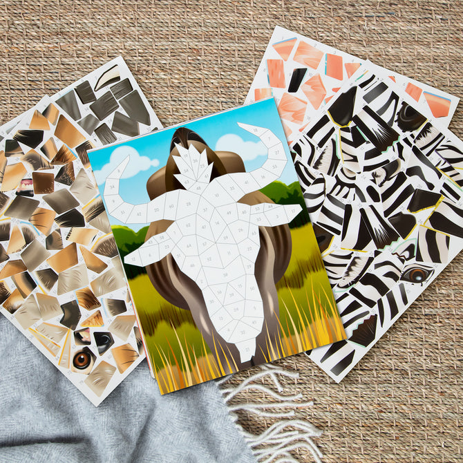 Mosaic Sticker Pad - Safari- Melissa and Doug