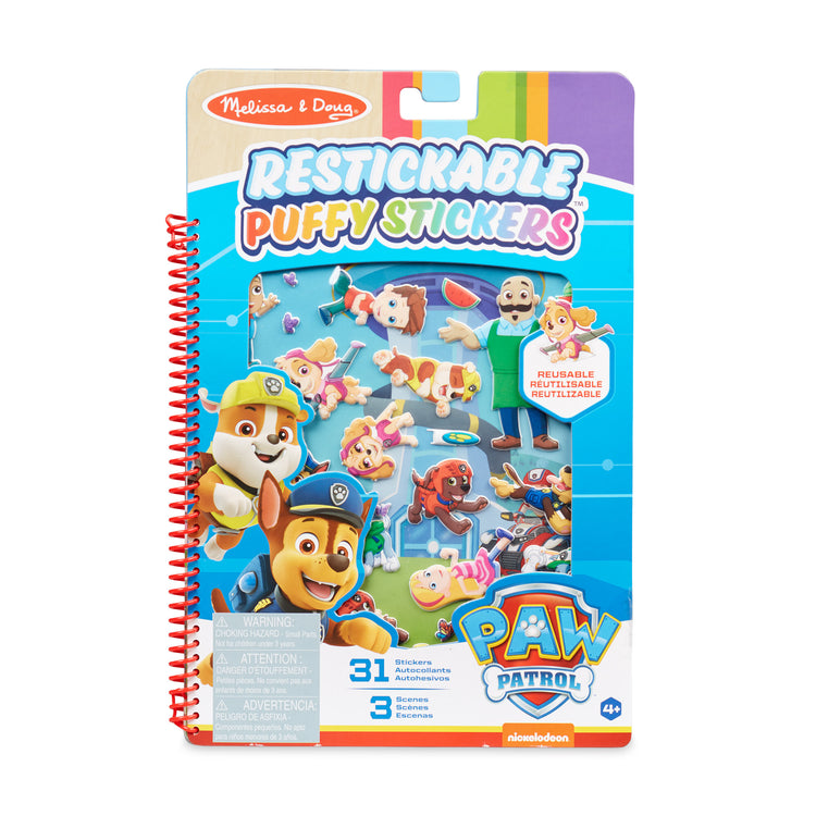 PAW Patrol - Adventure Bay Restickable Puffy Stickers