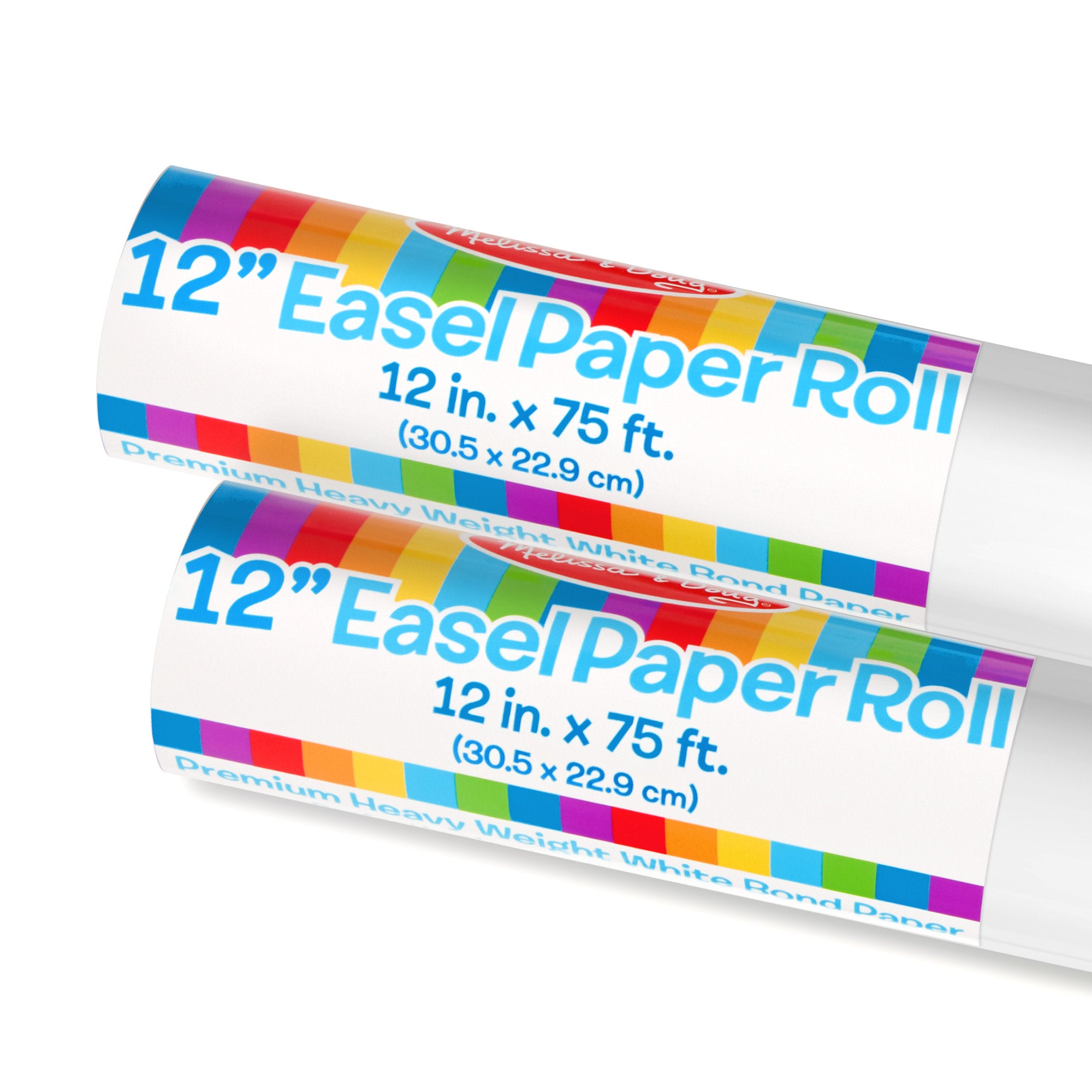12 Easel Paper Roll Bundle (2 Pack)- Melissa and Doug