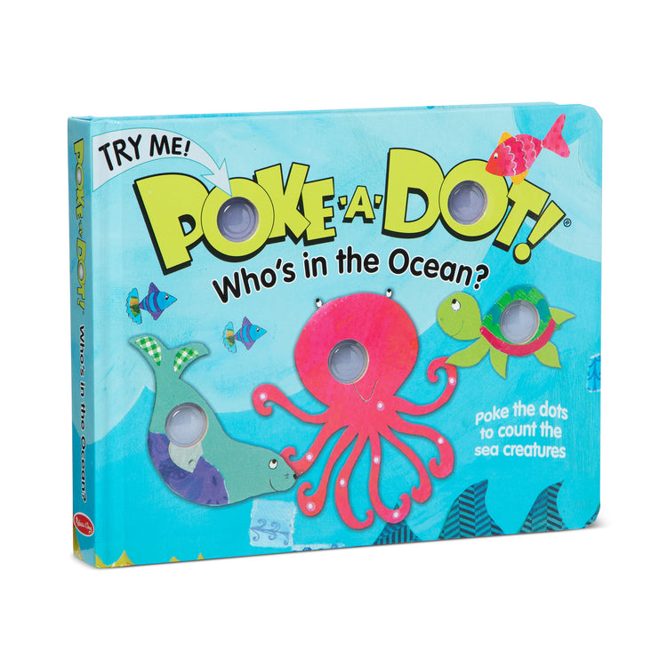  The Melissa & Doug Children's Book - Poke-a-Dot: Who’s in the Ocean (Board Book with Buttons to Pop)