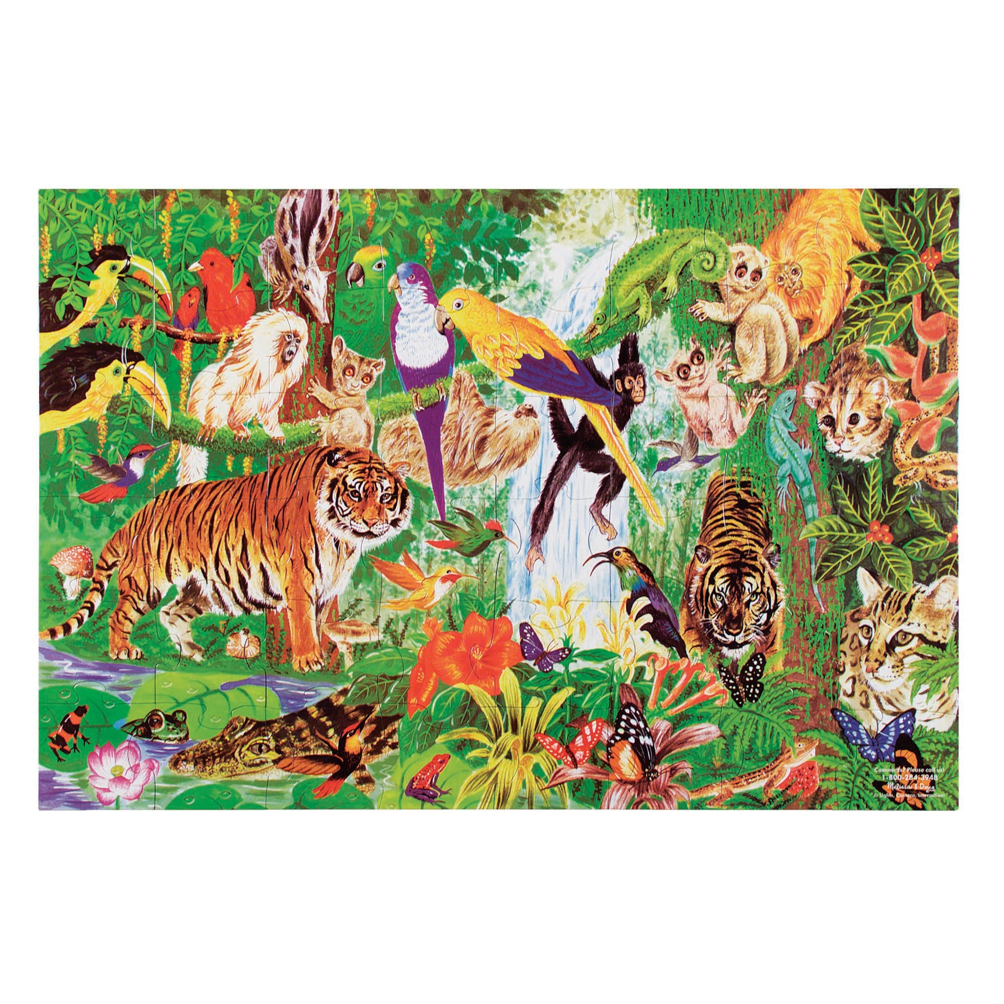 Rainforest Floor Puzzle - 48 Pieces| Melissa & Doug
