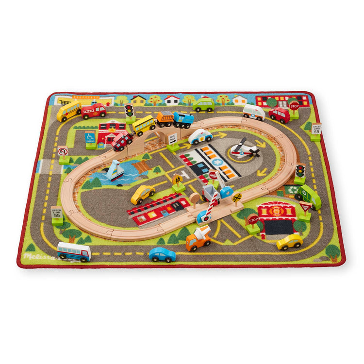Construction Truck Melissa And Doug Road Rug Play Mat Melissa Doug