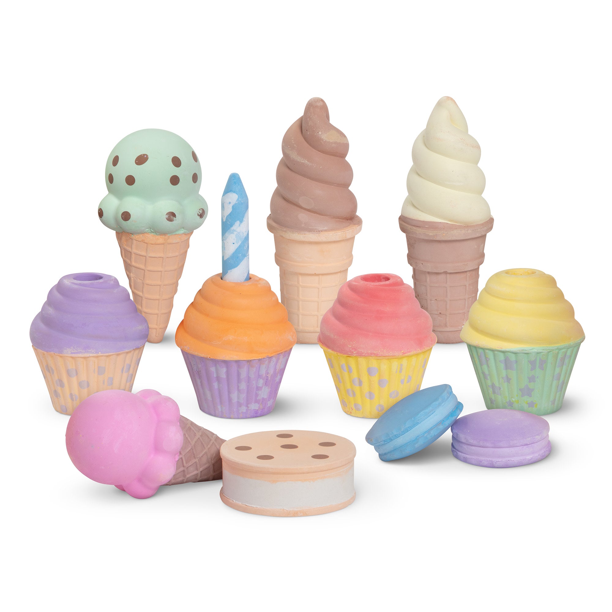 Ice Cream & Cake Chalk Set- Melissa and Doug