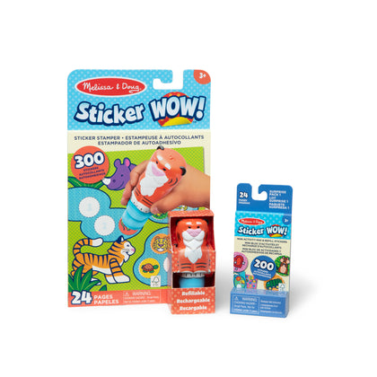 Sticker WOW!™ Tiger Bundle: Activity Pad & Sticker Stamper + Mini Acti