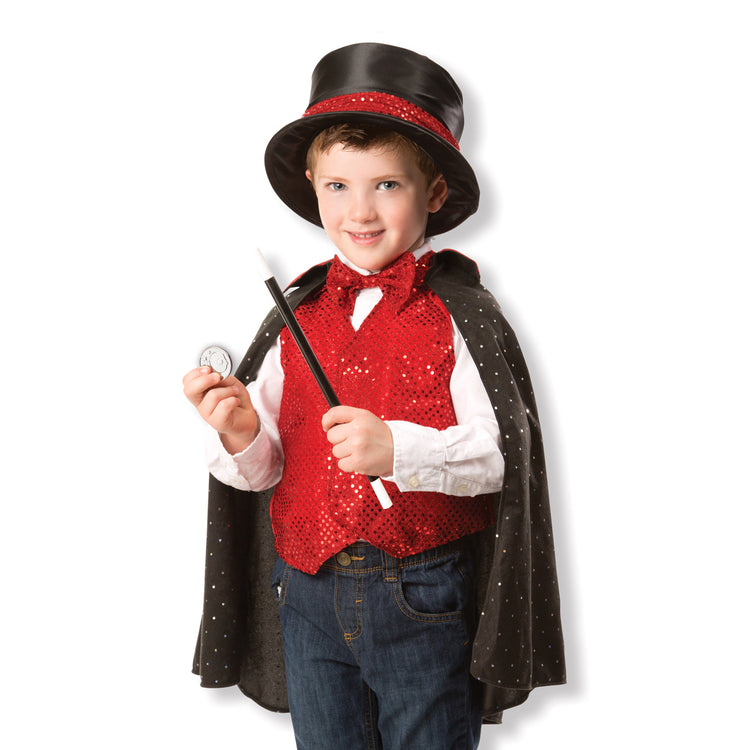 Magician Role Play Costume Set | Melissa & Doug Magician Role Play Costume Set | Melissa & Doug
