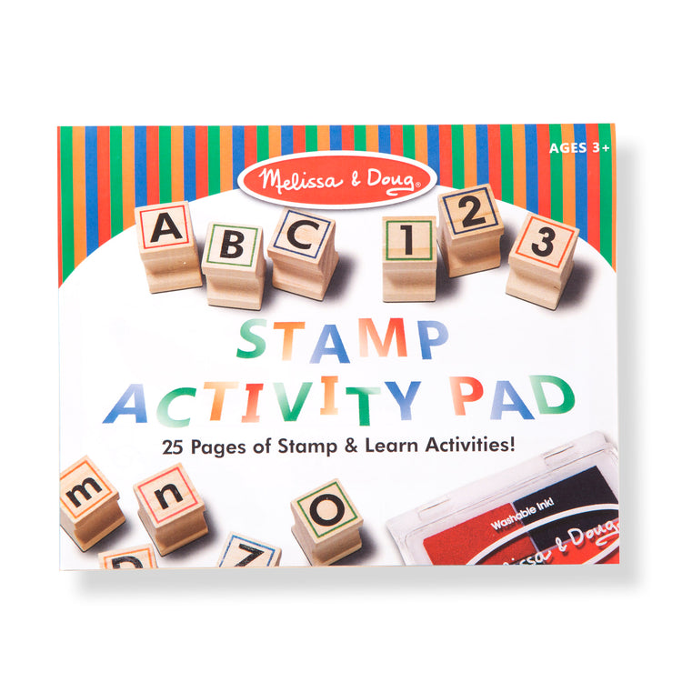  Melissa & Doug Dinosaur: Wooden Stamp Set + Free Scratch Art  Mini-Pad Bundle [16339] : Toys & Games