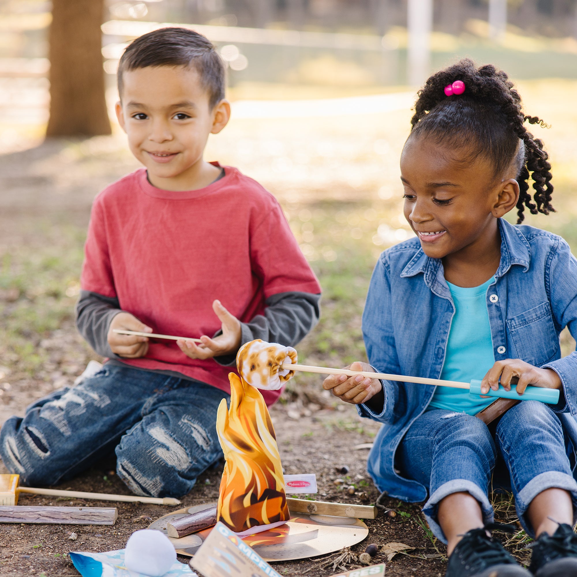 Let's Explore Campfire S'mores Play Set- Melissa and Doug