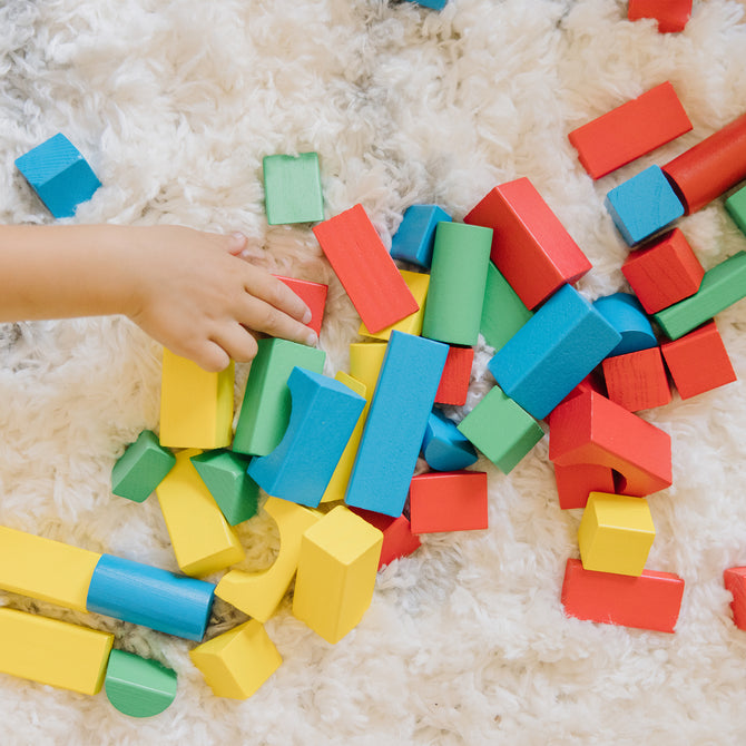 100 Piece Wood Blocks Set | Melissa & Doug