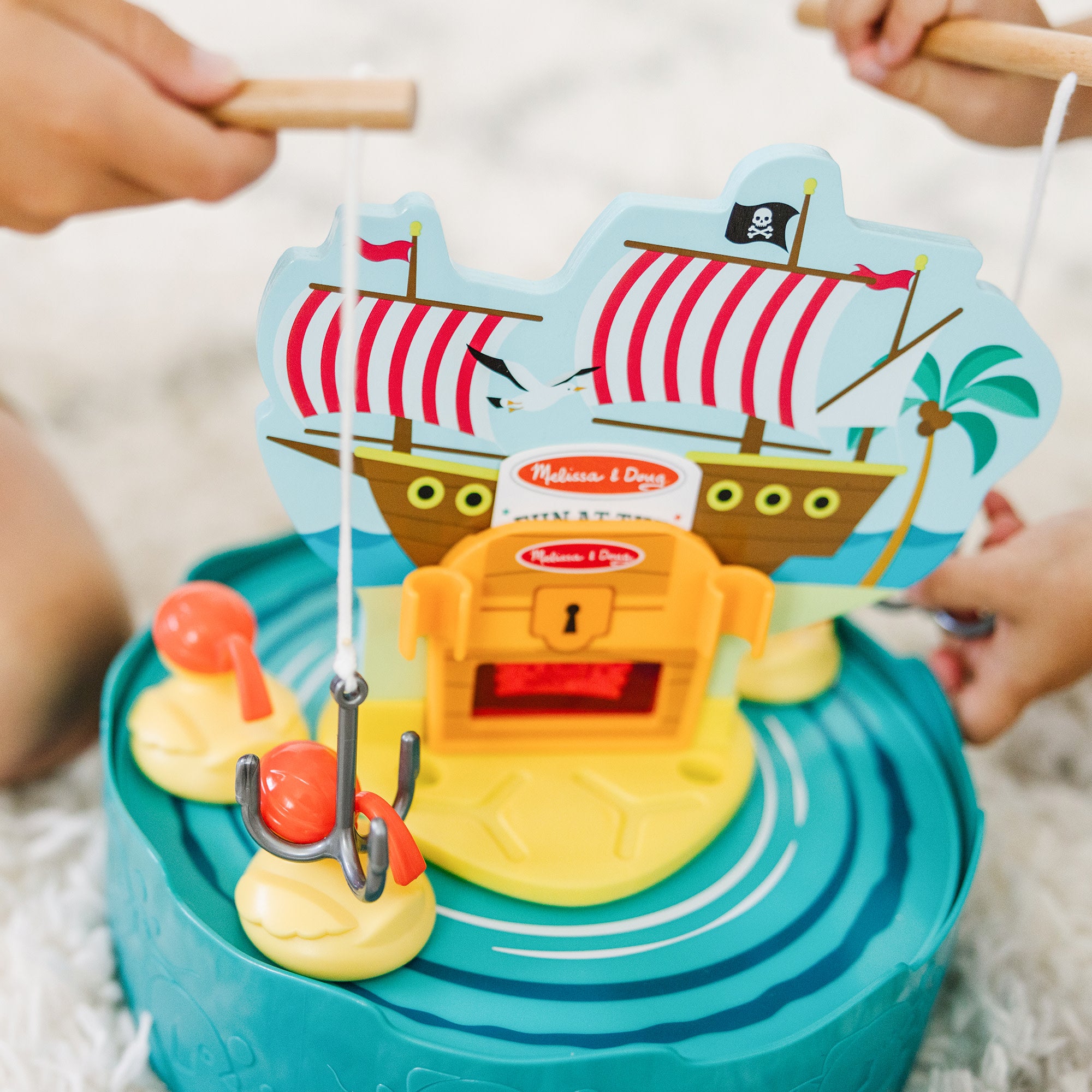 Melissa & Doug Fun at the Fair! Hook a Duck Pirate Fishing Game