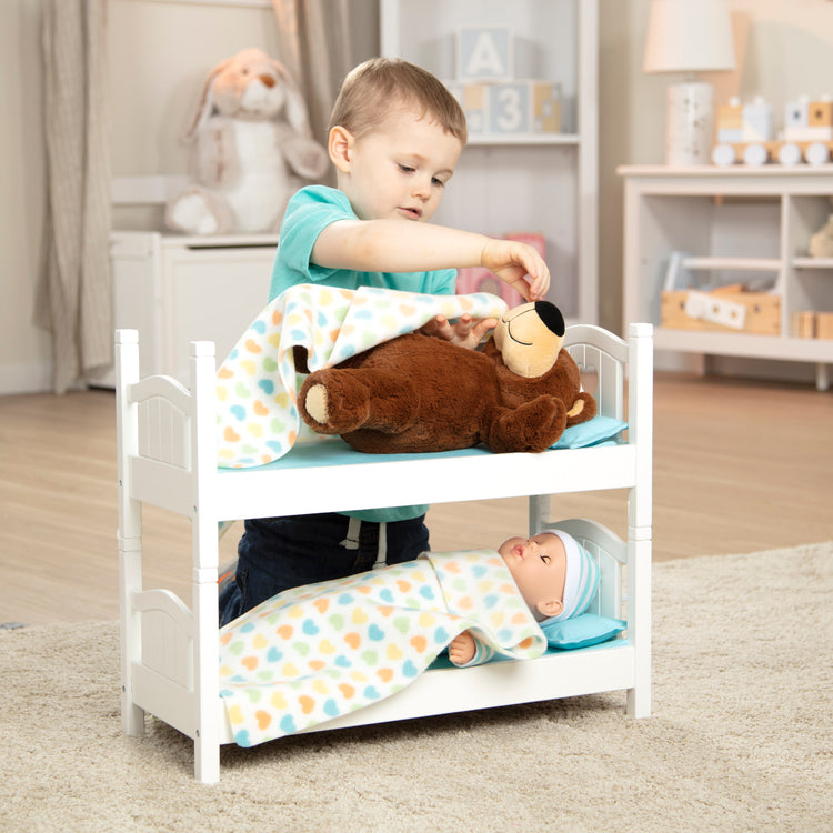 hauck twin doll bunk beds Mine to Love Play Bunk Bed Melissa & Doug