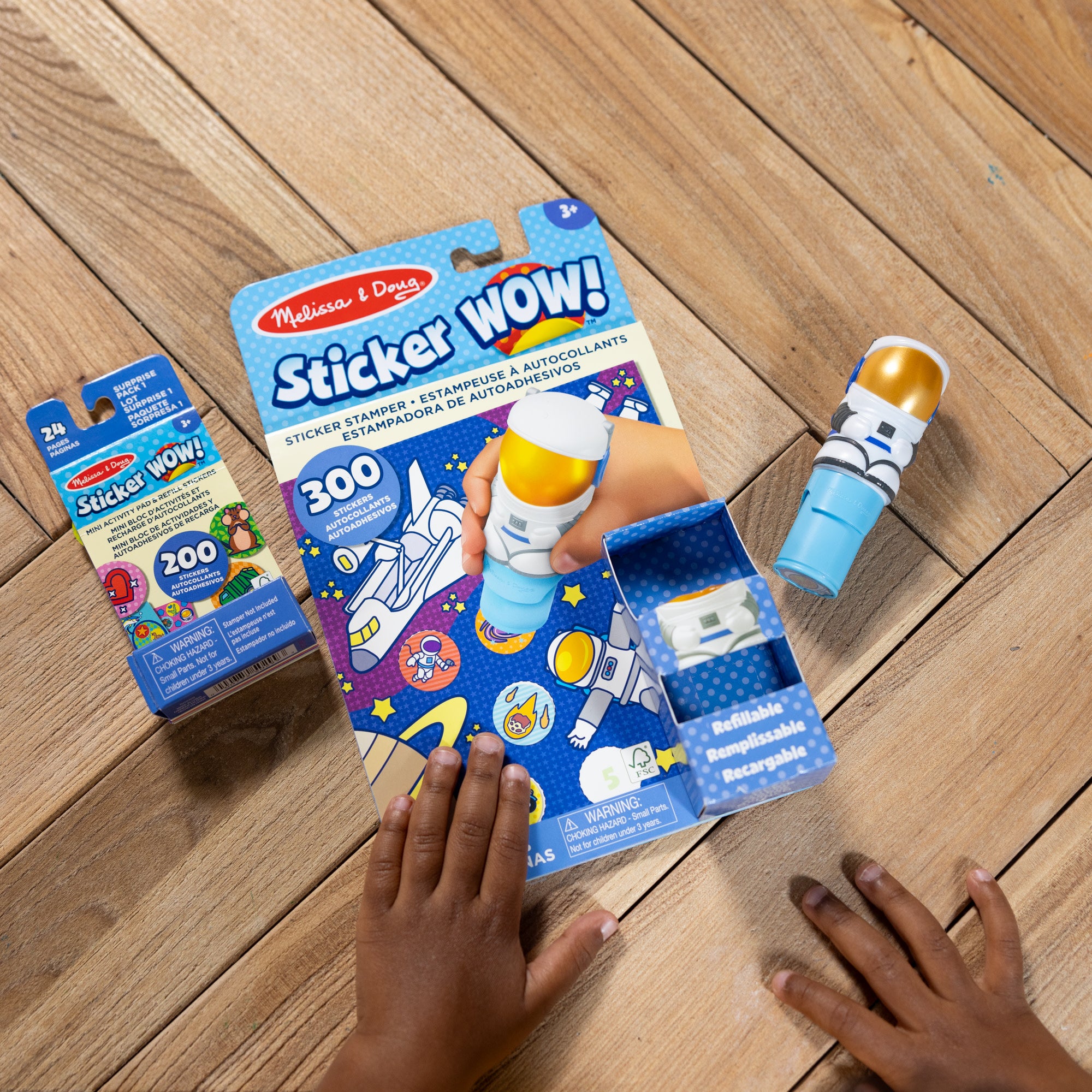 Sticker WOW!™ Astronaut Bundle: Activity Pad & Sticker Stamper + Mini