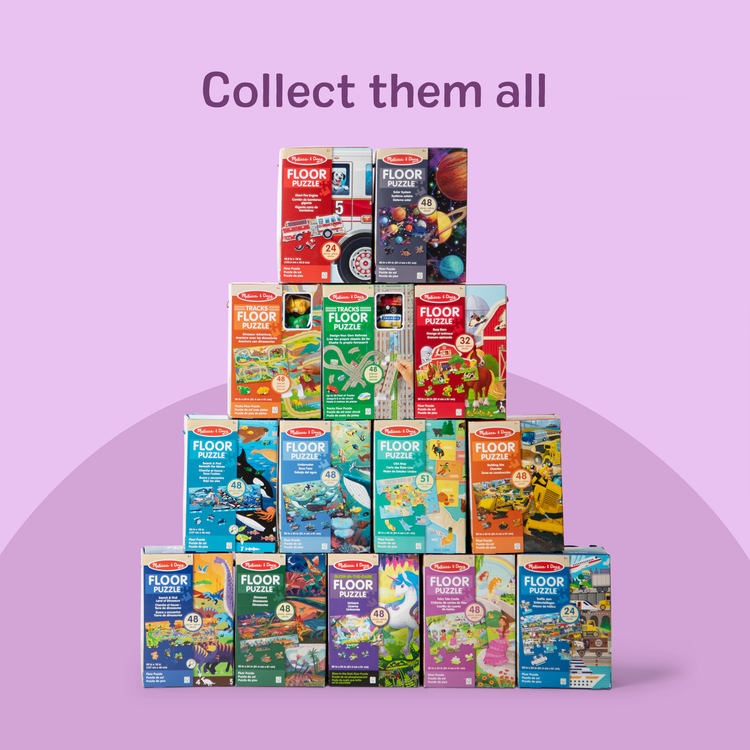 Giant Fire Truck Floor Puzzle - 24 Pieces