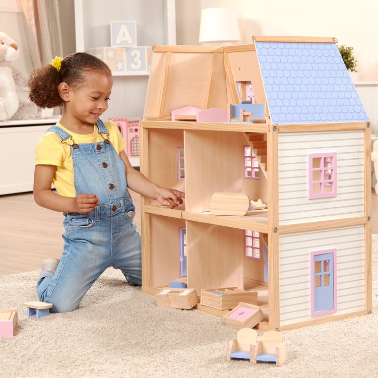 Multi-Level Dollhouse- Melissa and Doug - Main Image