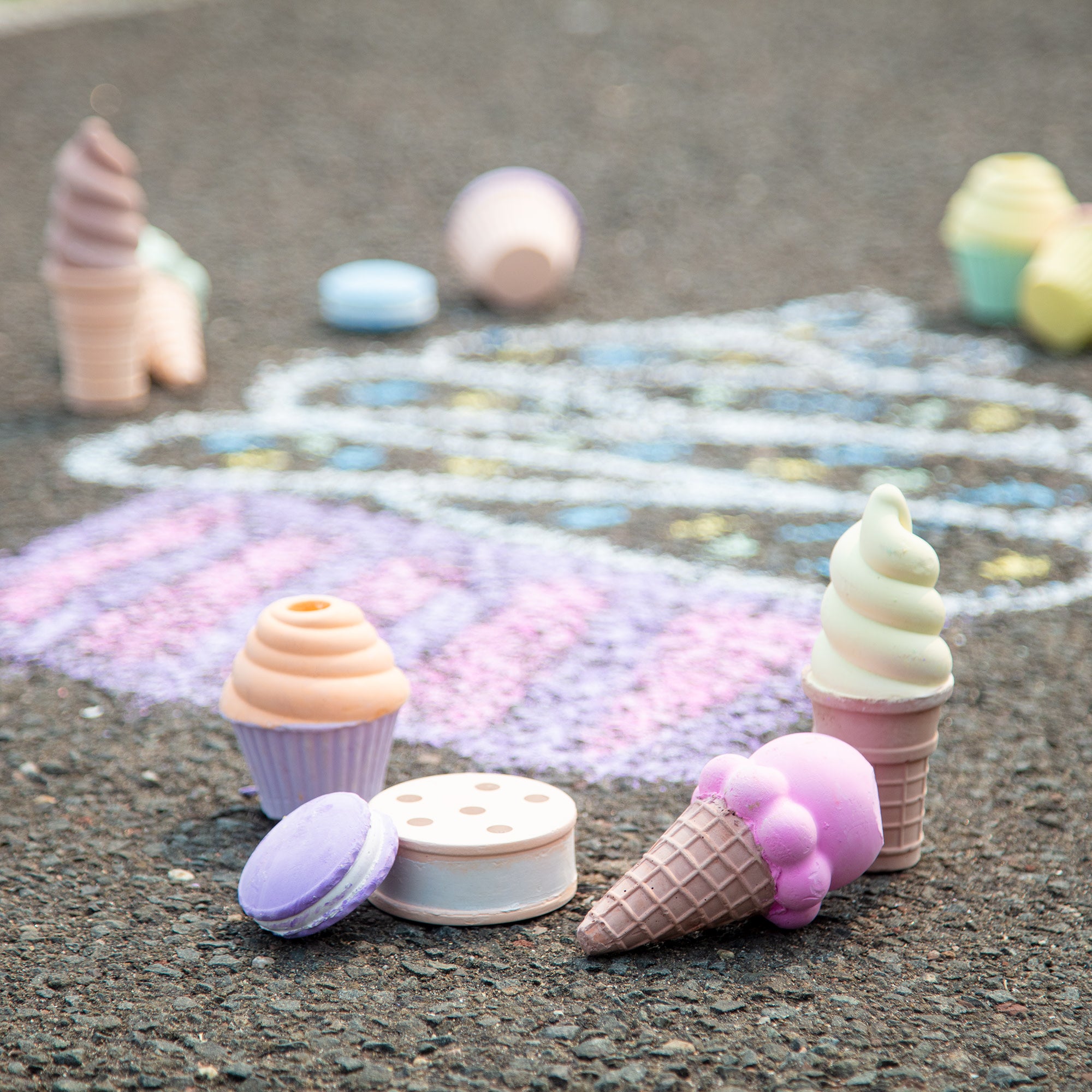 Ice Cream & Cake Chalk Set- Melissa and Doug