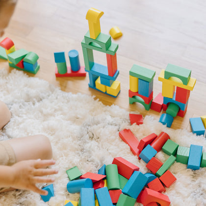 100 Piece Wood Blocks Set | Melissa & Doug