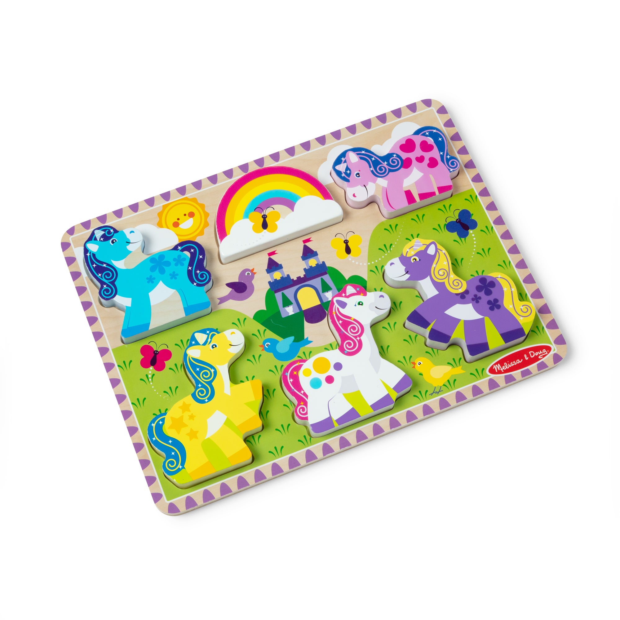 Melissa & Doug Unicorn Chunky Puzzle – 6 Pieces