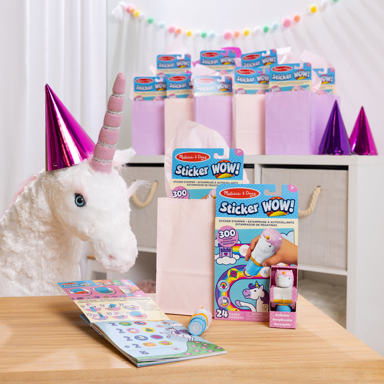 Sticker WOW!® Activity Pad & Sticker Stamper 12-PACK - Unicorn