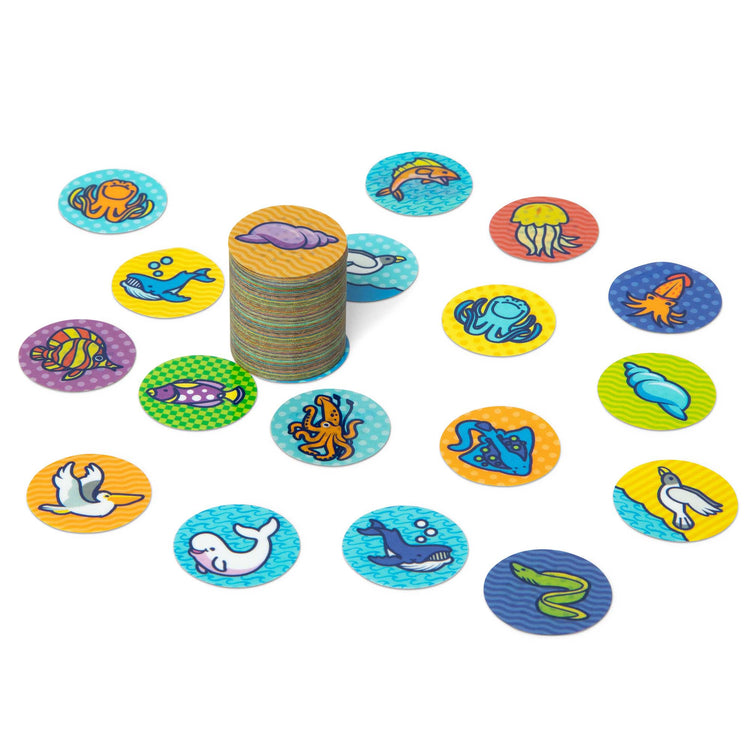  The Melissa & Doug Sticker WOW!™ 300+ Refill Stickers for Sticker Stamper Arts and Crafts Fidget Toy Collectibles – Sea Turtle Ocean Theme, Assorted (Stickers Only)