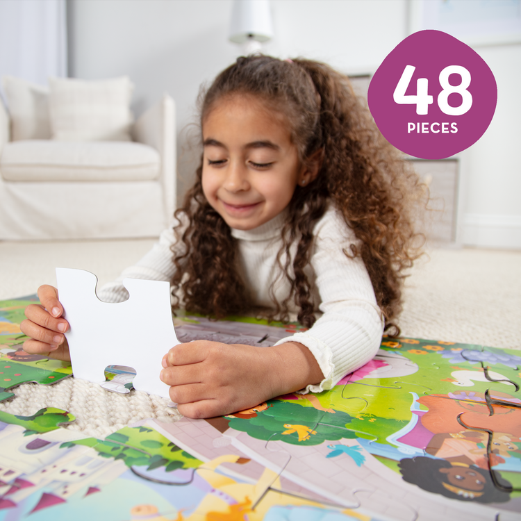 Fairy Tale Castle Floor Puzzle - 48 Pieces